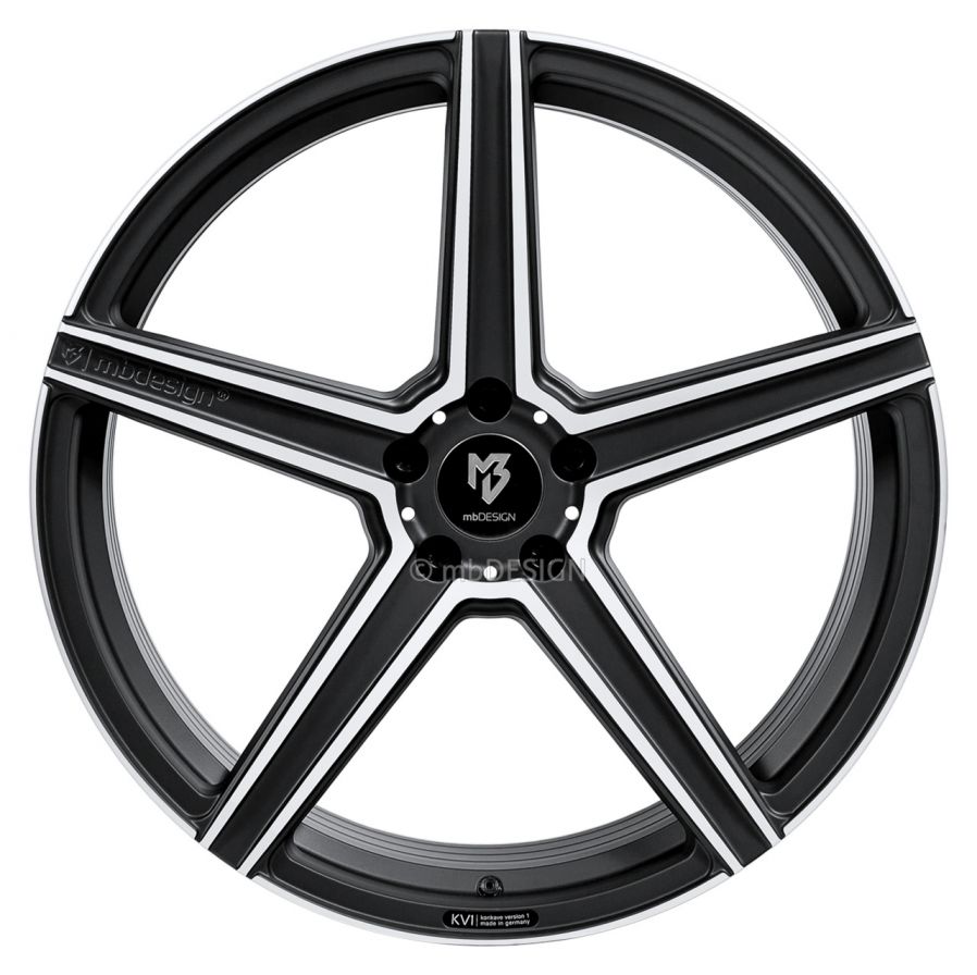 mbDESIGN<br>KV1S - Mattschwarz poliert (21x9)